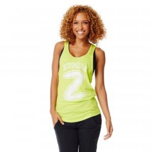 Universal Print Tank Wildcard - Zumba Green